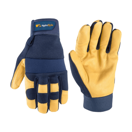 Wells Lamont Men's Leather Palm Work Gloves | Heavy Duty, Form Fitting for Improved